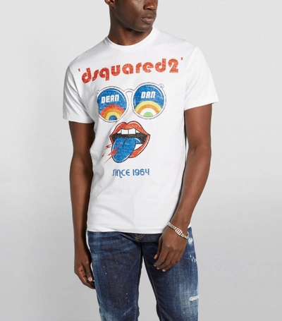 Shop Dsquared2 Graphic Cotton T-shirt