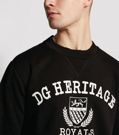 Shop Dolce & Gabbana Heritage Print Sweatshirt