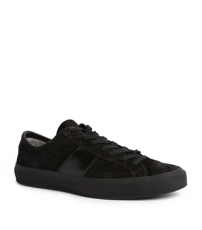 Shop Tom Ford Suede Cambridge Sneakers