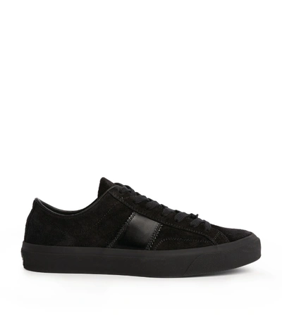 Shop Tom Ford Suede Cambridge Sneakers