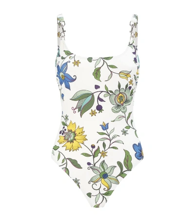 Shop Tory Burch Floral Print Swimsuit