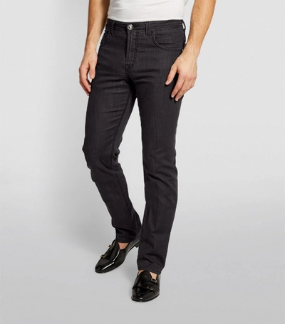 Shop Stefano Ricci Straight Washed Jeans