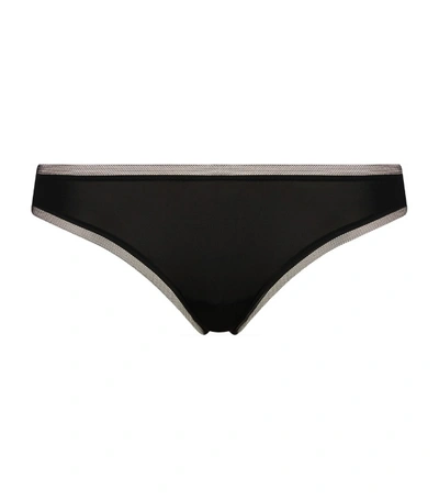 Shop Calvin Klein Logo Mesh Thong