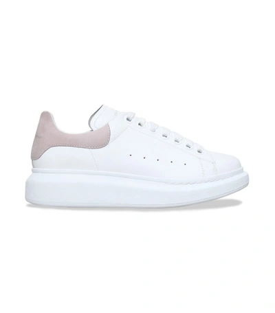 Shop Alexander Mcqueen Leather Runway Sneakers