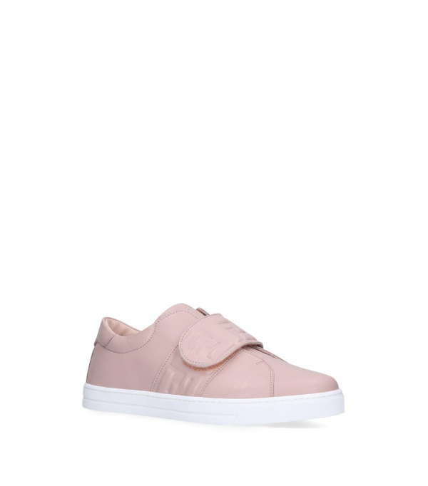 pink velcro sneakers