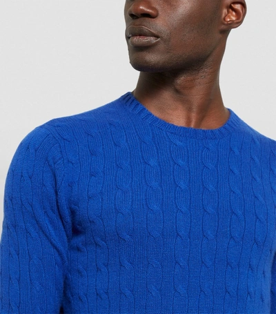 Shop Ralph Lauren Cashmere Cable-knit Sweater