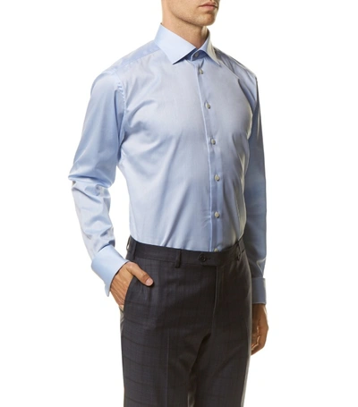 Shop Eton Cotton Slim-fit Shirt In Blue