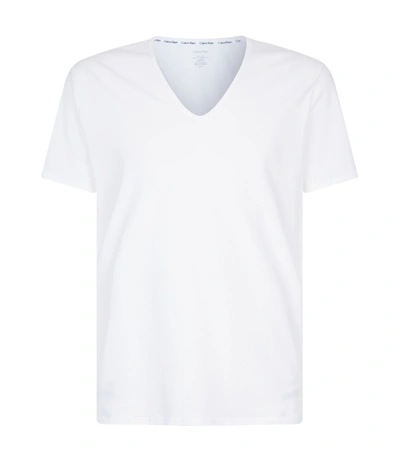 Shop Calvin Klein Modern Cotton T-shirt (pack Of 2) In White