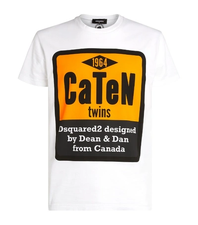 Dsquared2 Caten Twins T-shirt In White | ModeSens