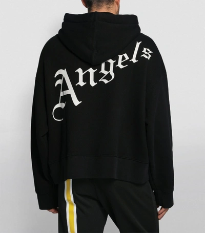 Shop Palm Angels Logo Hoodie