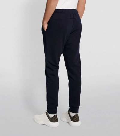 Shop Fendi Embroidered-logo Sweatpants