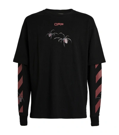 Shop Off-white Spider Arrows Logo Layered T-shirt