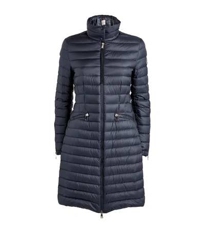 Shop Moncler Sable Long Quilted Jacket