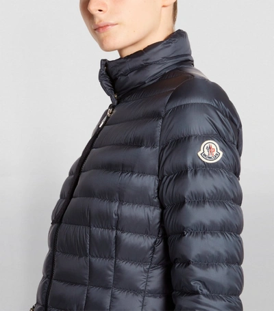 Shop Moncler Sable Long Quilted Jacket