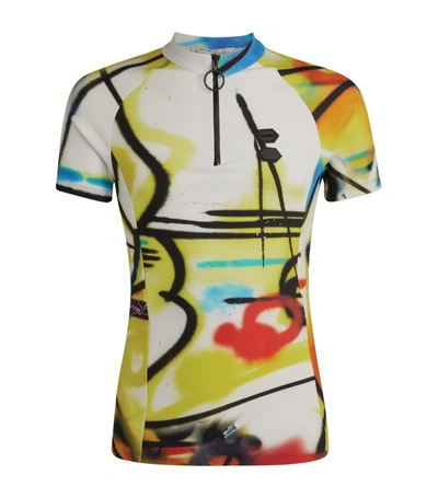 Shop Off-white Futura Spray Cycling T-shirt