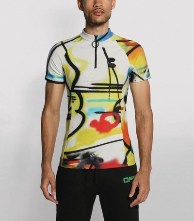 Shop Off-white Futura Spray Cycling T-shirt