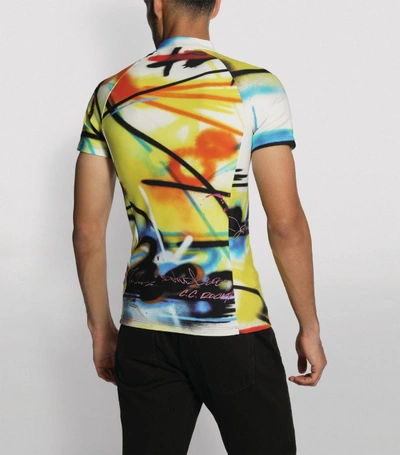 Shop Off-white Futura Spray Cycling T-shirt