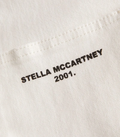 Shop Stella Mccartney Belted Denim Playsuit
