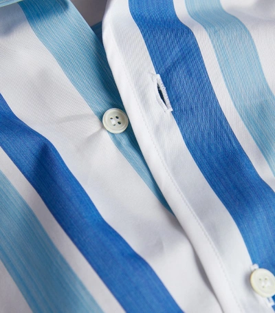 Shop Marni Stripe Bowling Shirt