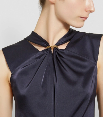 Shop Victoria Beckham Twist-neck Gown