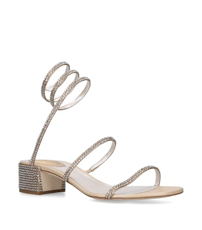 Shop René Caovilla Embellished Cleo Sandals 40