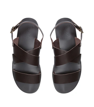 Shop Ancient Greek Sandals Leather Miltos Sandals
