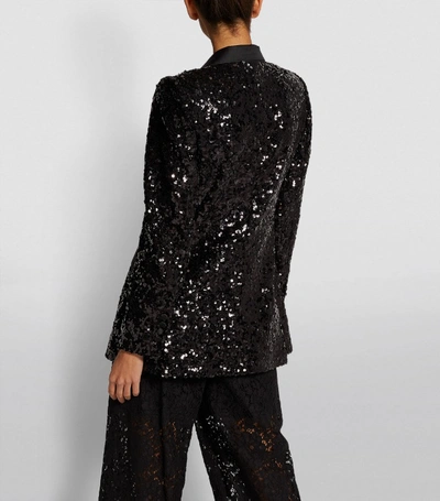 Shop Dolce & Gabbana All-over Sequin Blazer
