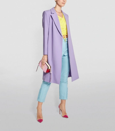 Shop Alice And Olivia Irwin Belted Overcoat