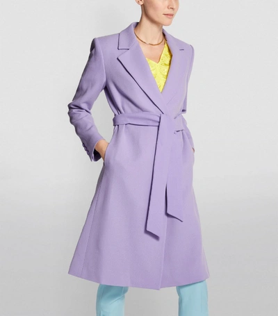 Shop Alice And Olivia Irwin Belted Overcoat