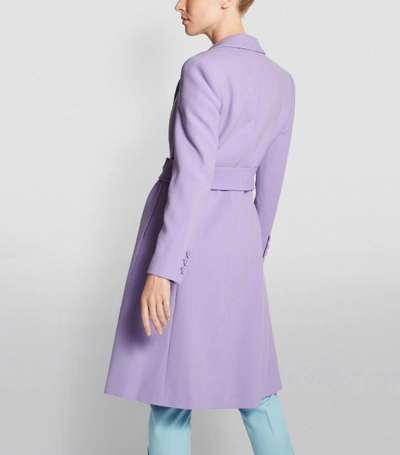 Shop Alice And Olivia Irwin Belted Overcoat
