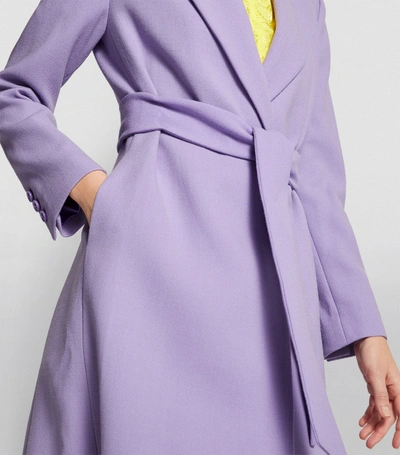 Shop Alice And Olivia Irwin Belted Overcoat