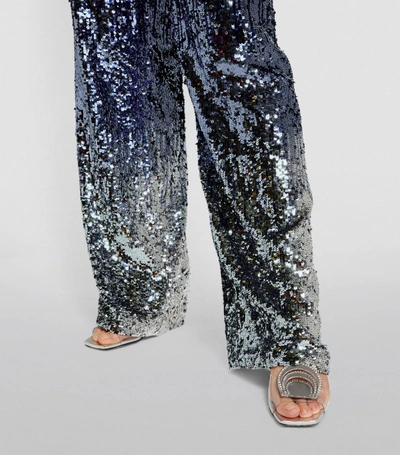 Shop Alice And Olivia Elba Sequin Trousers