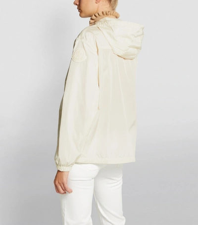 Shop Moncler Cinabre Ruffle Jacket