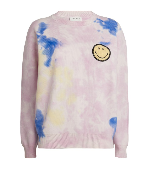 sandro smiley cardigan