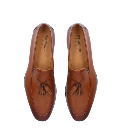 Shop Magnanni Leather Tassel Loafers