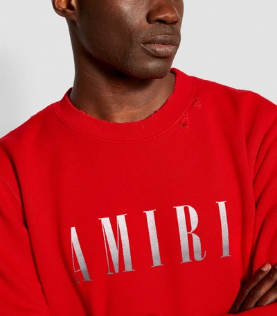 Shop Amiri Logo Sweatshirt