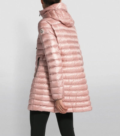 Shop Moncler Rubis Longline Quilted Jacket