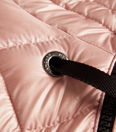 Shop Moncler Rubis Longline Quilted Jacket