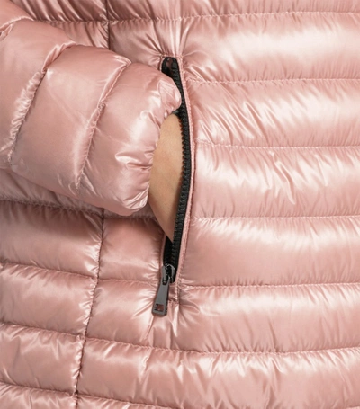 Shop Moncler Rubis Longline Quilted Jacket
