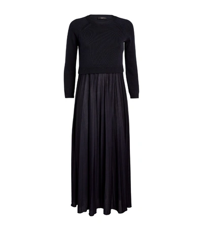 Weekend Max Mara Barabba Sweater And Dress Set In Blue ModeSens