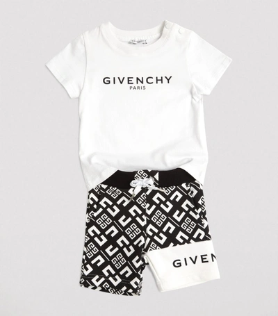 Shop Givenchy Kids 4g Logo Sweatshorts