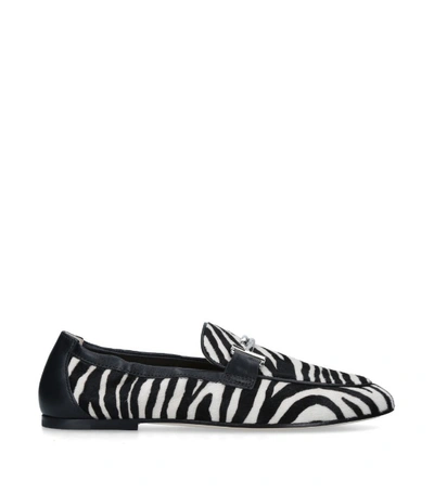 Shop Tod's Zebra-print Loafers