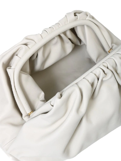 Shop Bottega Veneta The Pouch Clutch Bag In White