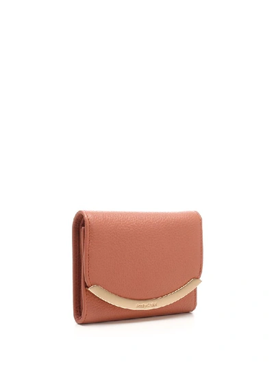 Shop See By Chloé Lizzie Compact Wallet In Pink