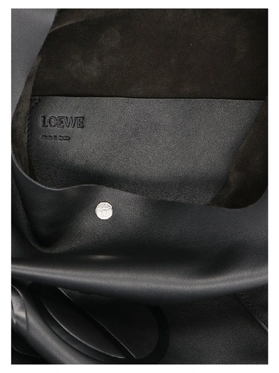 Shop Loewe Logo Backpack In Black