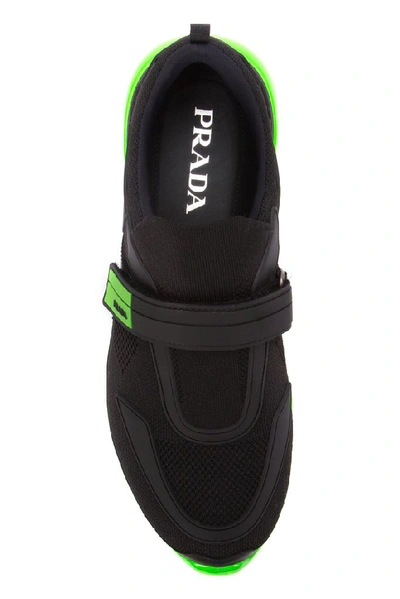 Shop Prada Cloudbust Strap Sneakers In Multi