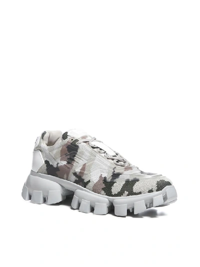 Shop Prada Cloudbust Thunder Knit Sneakers In Multi