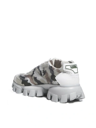 Shop Prada Cloudbust Thunder Knit Sneakers In Multi