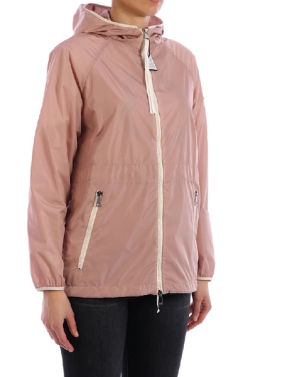 Shop Moncler Eau Jacket In Pink