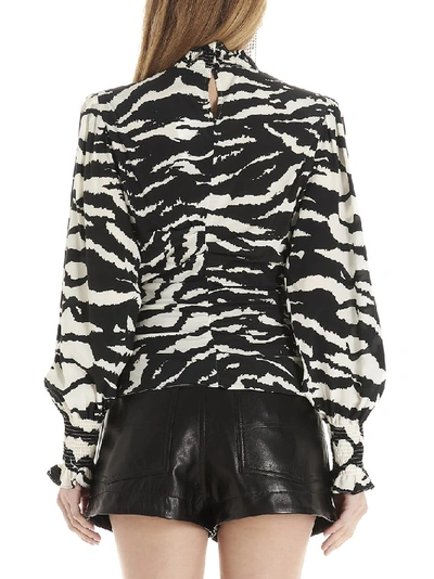 Shop Isabel Marant Animal Print Blouse In Multi